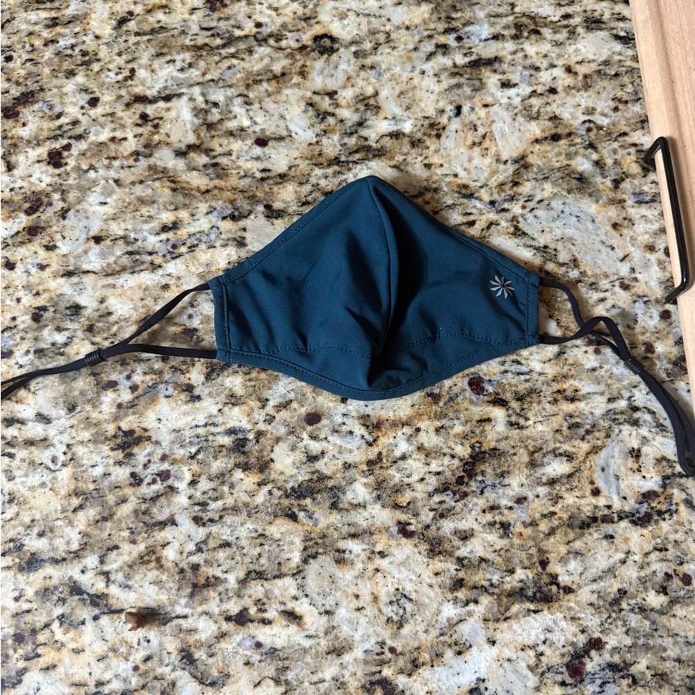 Teal Face Mask with Logo
